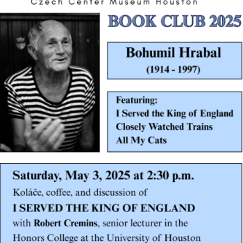 CCMH Hrabal Book Club May 2025