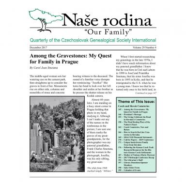 Cover of December 2017 Naše rodina