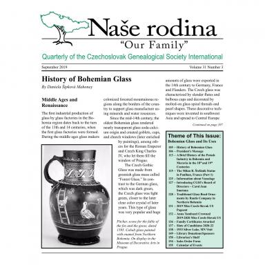 Cover of September 2019 Naše rodina