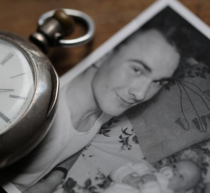 Pocket watch and photograph