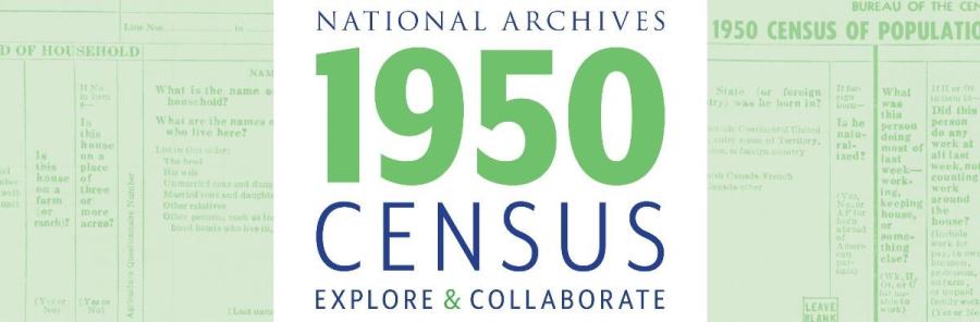 Natl Arch 1950 Census banner