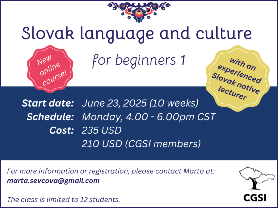 2025 Slovak Summer Courses