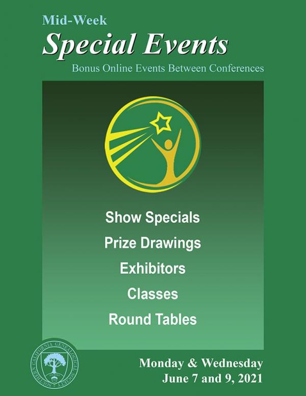 SCGS 2021 Special Events